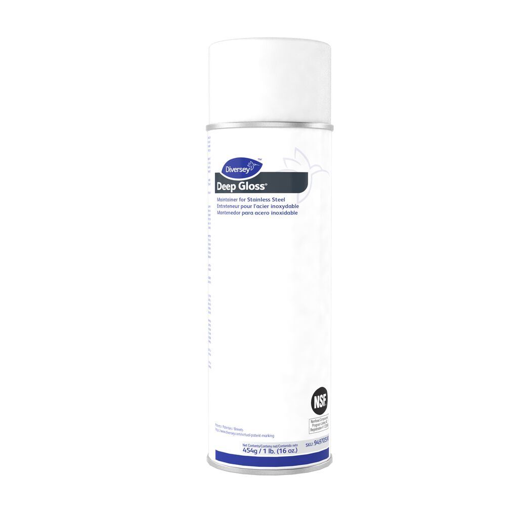 Deep Gloss® Maintainer for Stainless Steel, 16oz, 12/CT - Maintainer for Stainless Steel